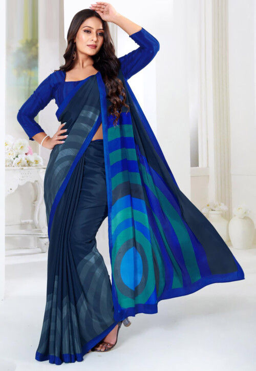 Regional Printed Silk Saree collection for girls