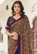 Digital Printed Silk Saree collection for women