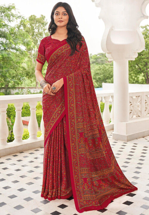 Digital Printed saree collection for girls