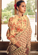 Digital Printed Chiffon saree collections for women