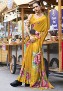 Digital Printed Woven Silk Saree collections for women