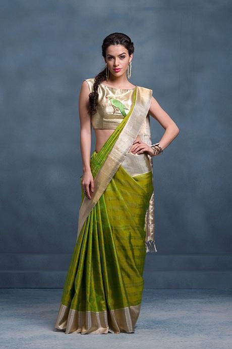 Classicate Woven South Silk Kanjeevaram Saree for traditional wear