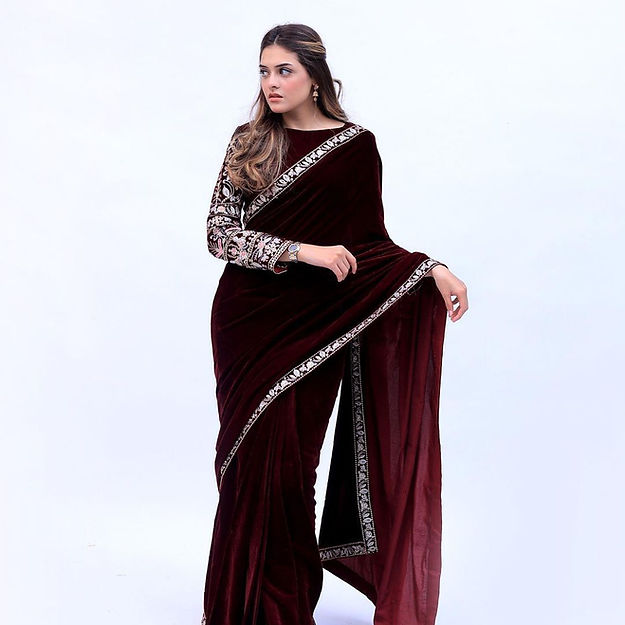 Exceptional Banarasi Pure Soft Silk Maroon Color Saree For Woven