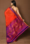 Amazing Pure Handloom Cotton Silk Gadwal half-half Saree for causal wear