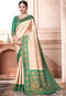 Kanjeevaram Silk Traditional Saree with Weaving work for girls