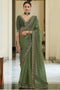 Designer One piece Multi colored Festival Wear Saree collection for woven