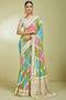 Art Brasso Wedding Saree in Multicolor with Weaving work for wedding wear