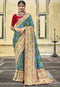 Woven Patola Printed Dola Silk Saree with Heavy Embroidered Rangrez Designer for Occasion Wear Saree