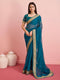 Classic blue Color Banarasi Pure Soft Silk Cotton Saree party wear