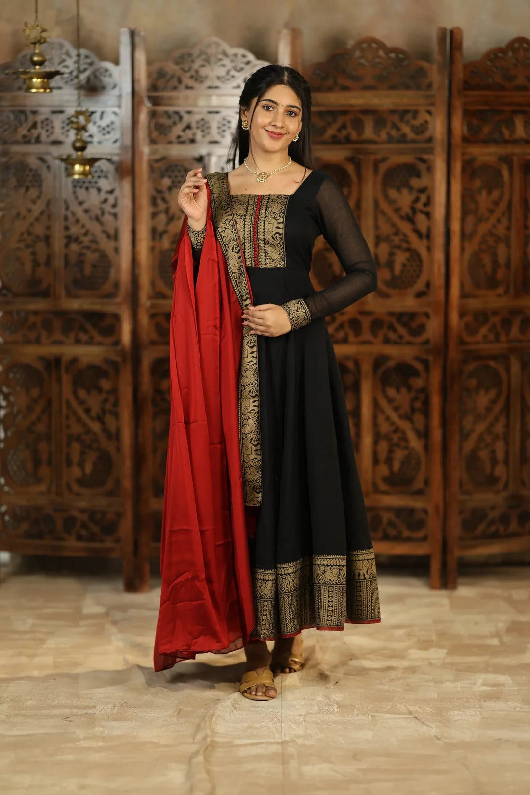 Shrungar Pure cotton Anarkali
