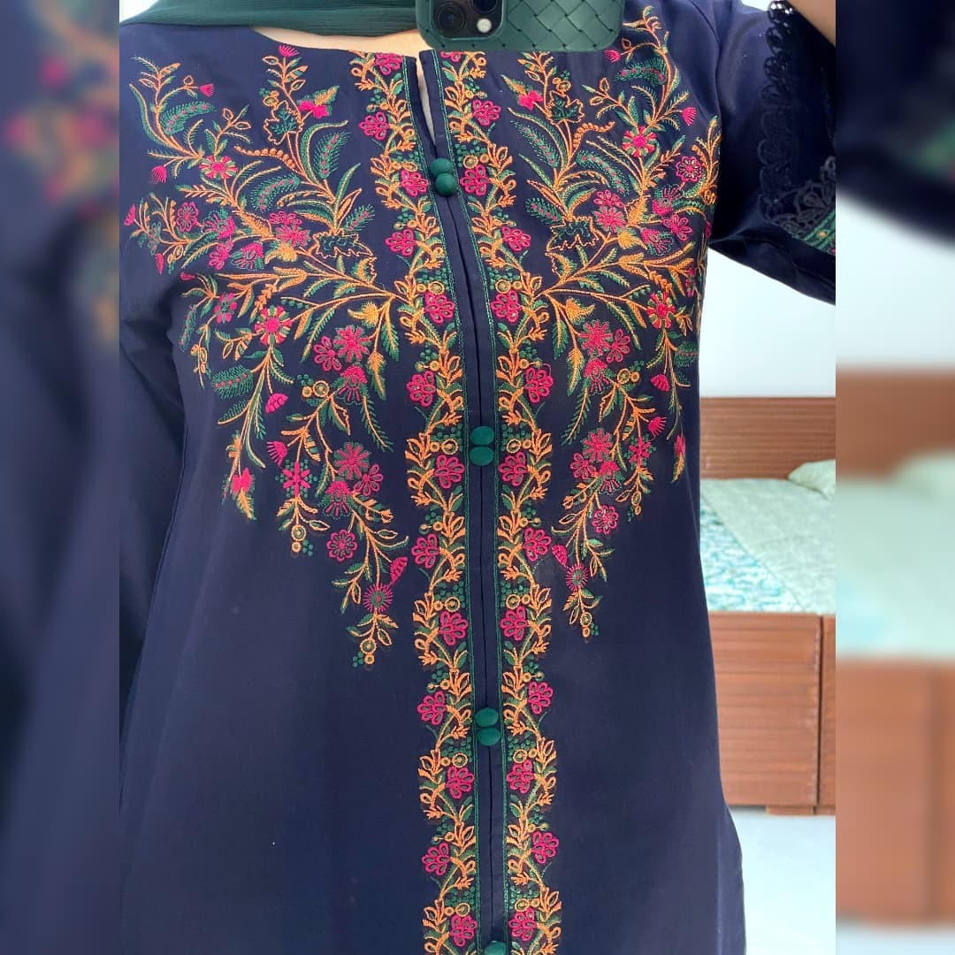 Royal Navy Embroidered 3PC