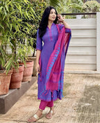 Pure South Cotton Mangalgiri Anarkali Set