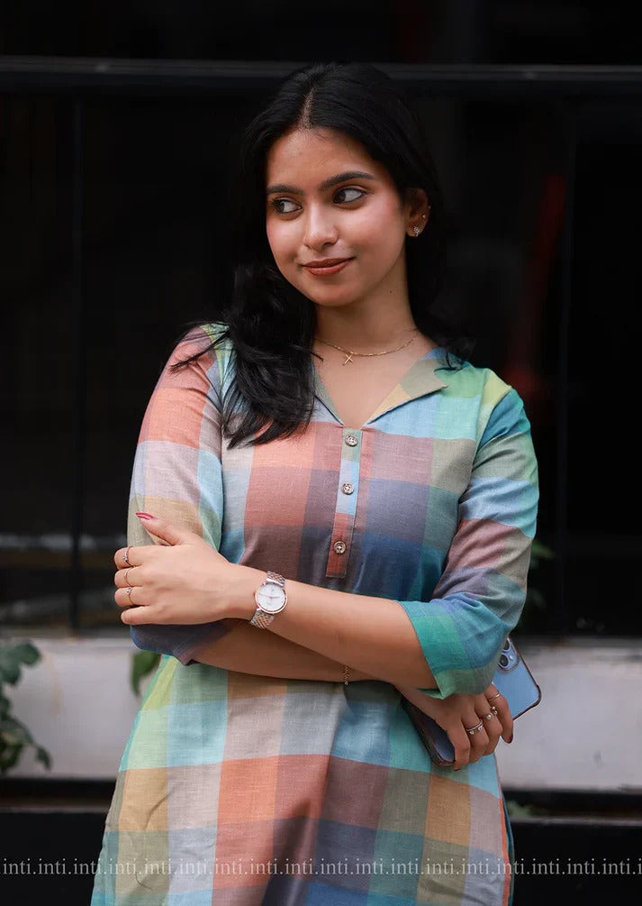 Boho Blocks Top and Pant Set