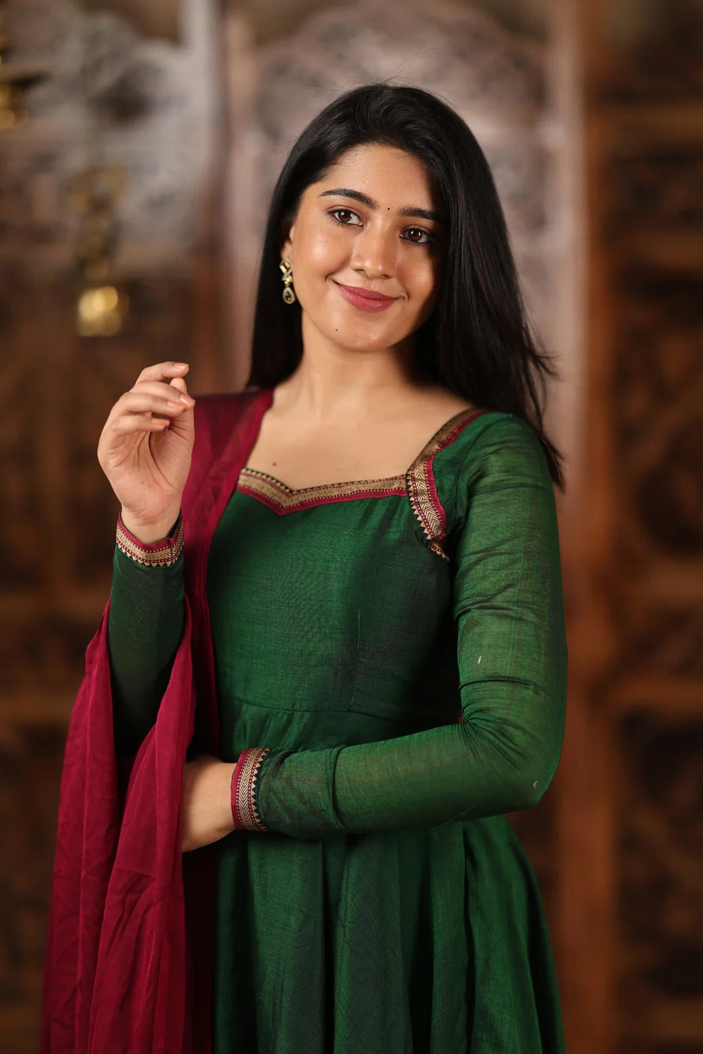 Thendral Pure Cotton Anarkali