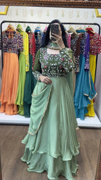 Nitya Mehendi Green & Light Green