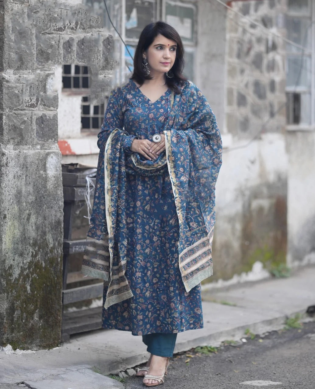 Bluebell Whisper Viscose Suit Set