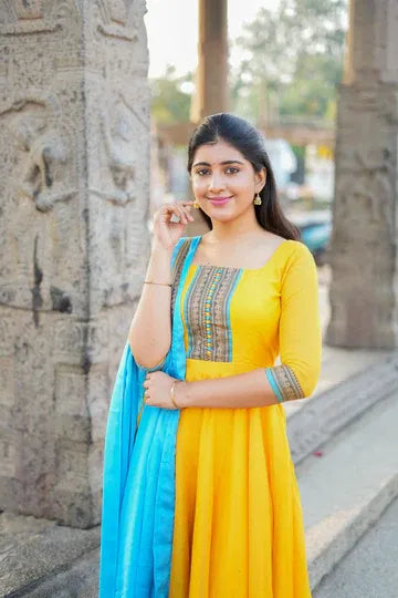 Aadhirai Pure cotton Anarkali