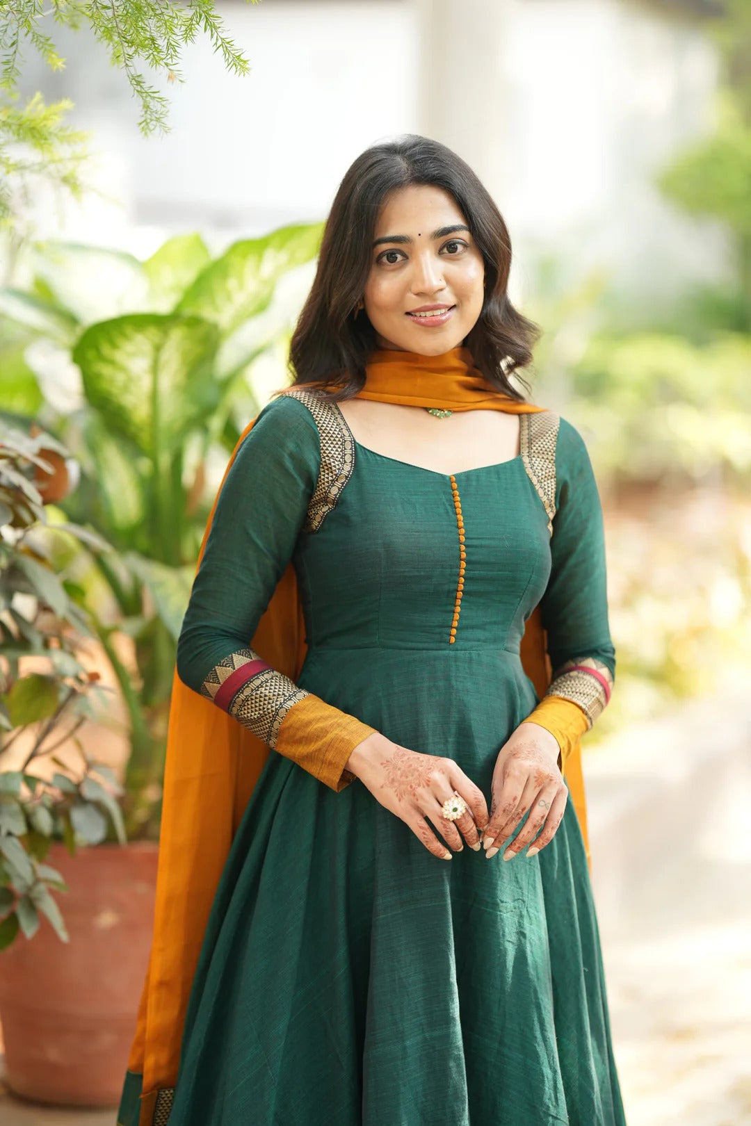 Shrungar Pure Handloom Anarkali