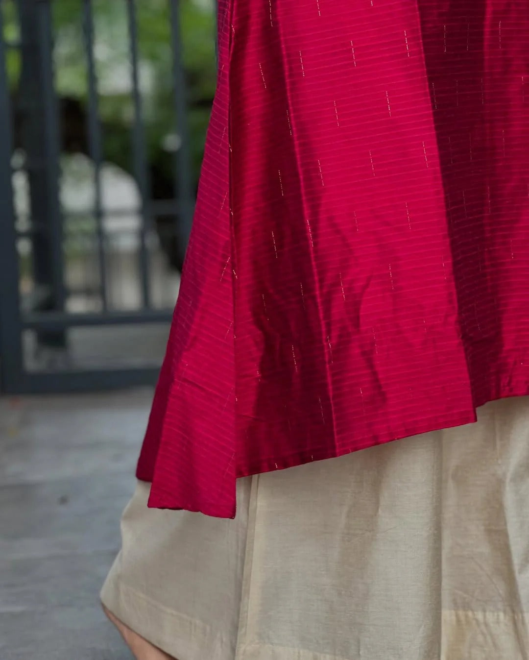 Floral Printed Flex Cotton Crop Top Set