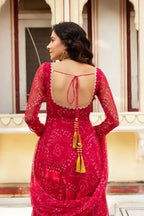 Beautiful Dhani Red Suit Set
