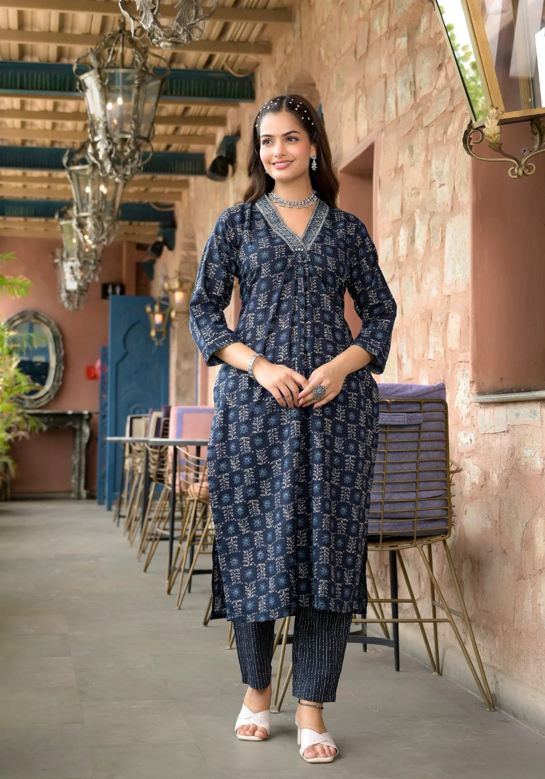 Royal Sapphire Pure Viscose Set
