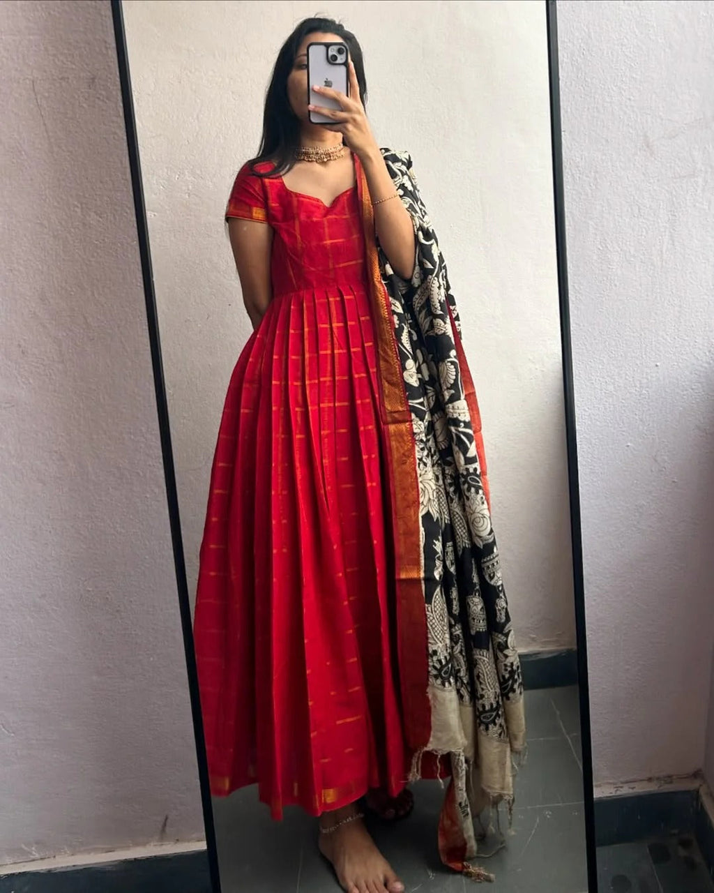 Sharanya Flared Kurta & Dupatta