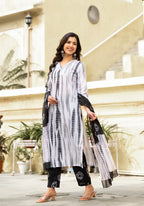 Twilight Haze Viscose Kurta Set
