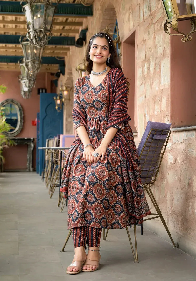 Rustwood Anarkali Charm Set