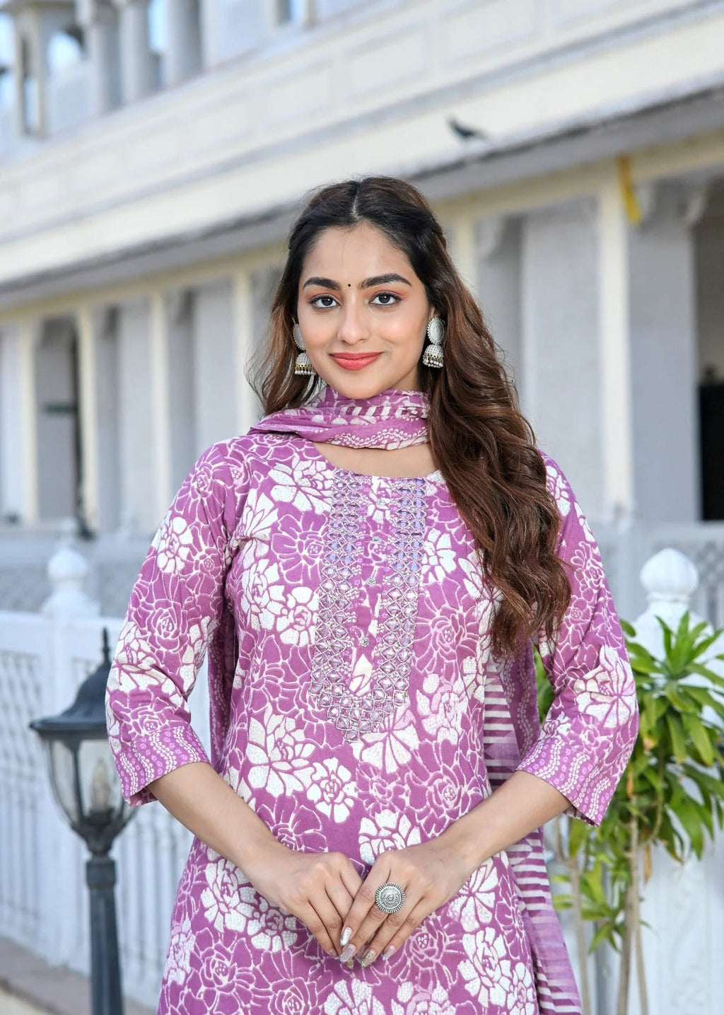 Aafreen Cotton Straight Suit Set