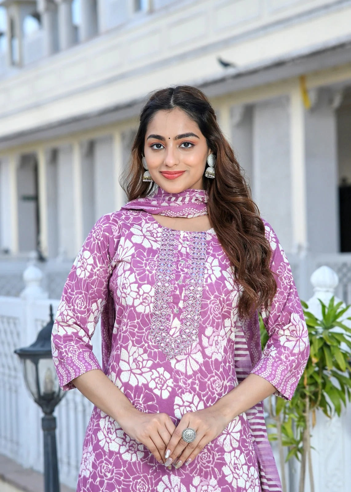 Aafreen Cotton Straight Suit Set