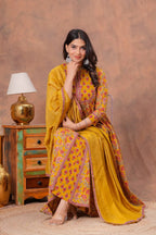 Gulaabo Charm Handblock Suit Set