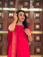 PURE COTTON SUIT SET WITH LINING