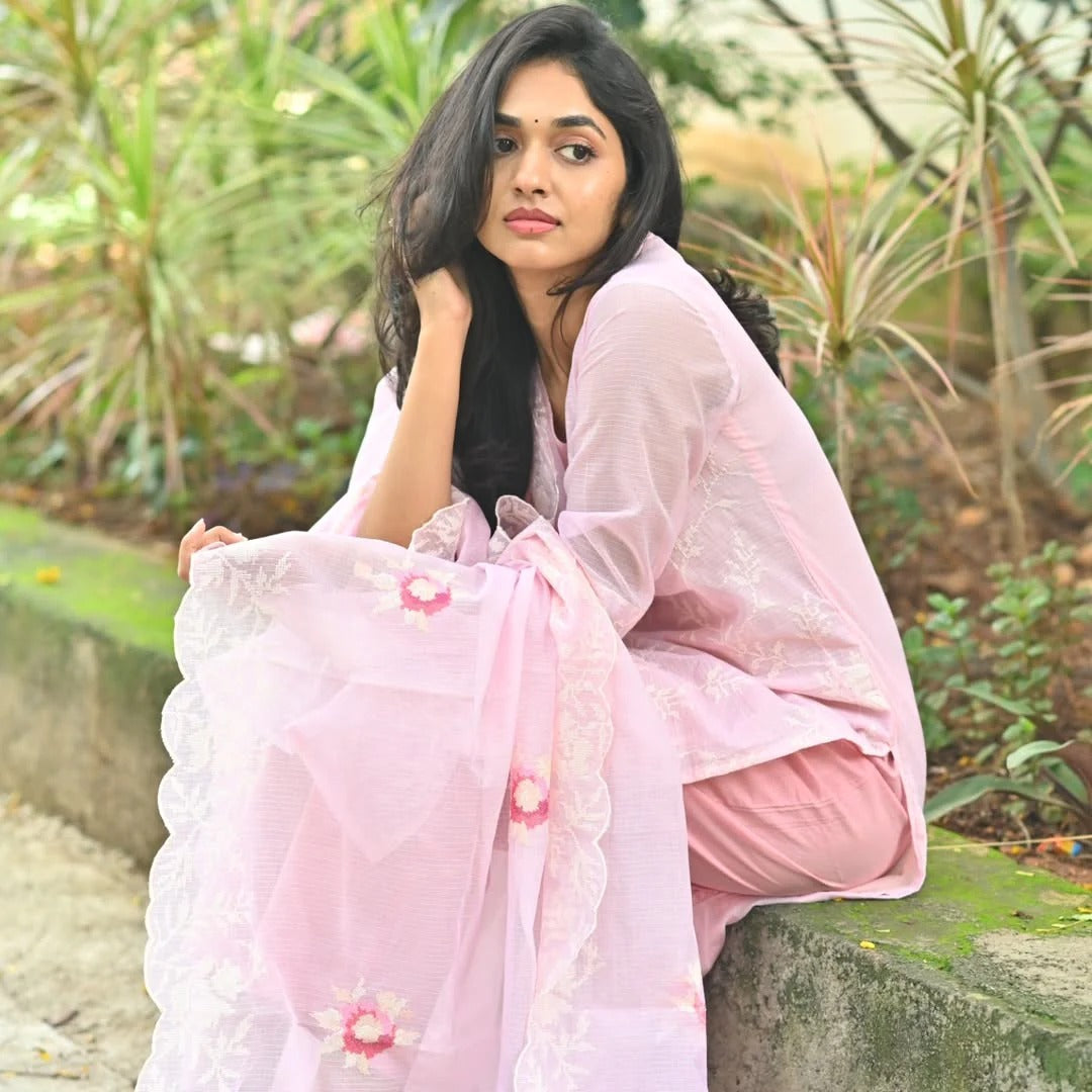 Beautiful Pink Kurta Set