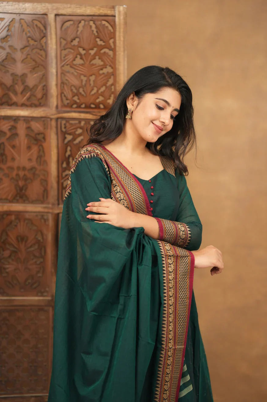 Premium Temple Anarkali