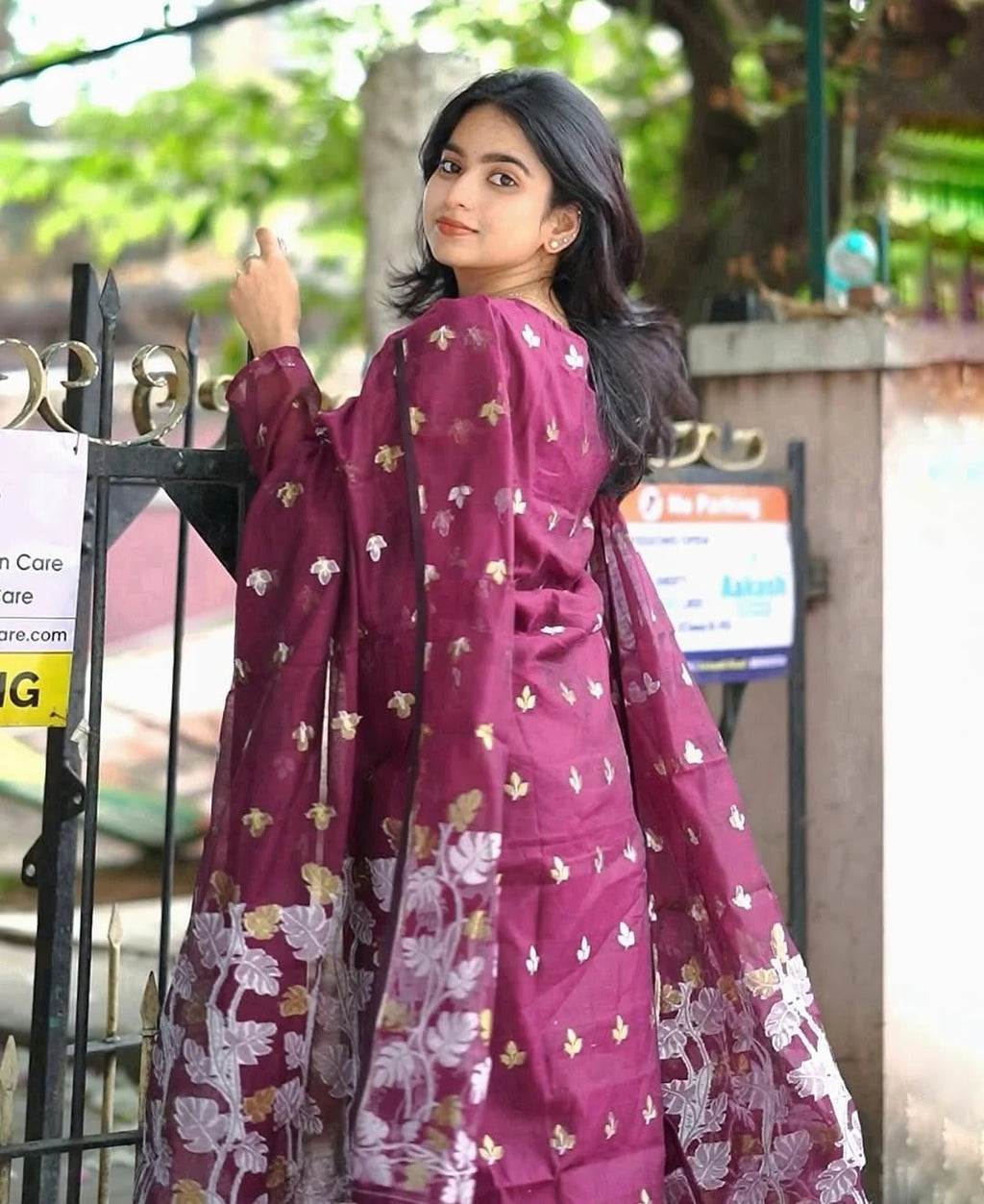 Elegance Maroon Color Kurta Set