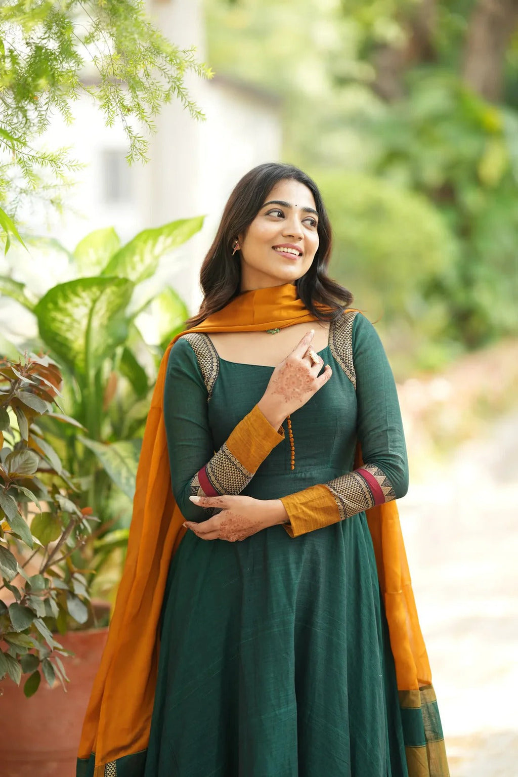 Shrungar Pure Handloom Anarkali