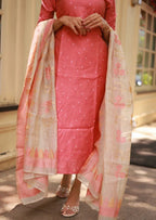 Pastel Poise Top & Dupatta Set