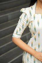 MAhiya Simple And Elegant Cotton Kurti & Pant