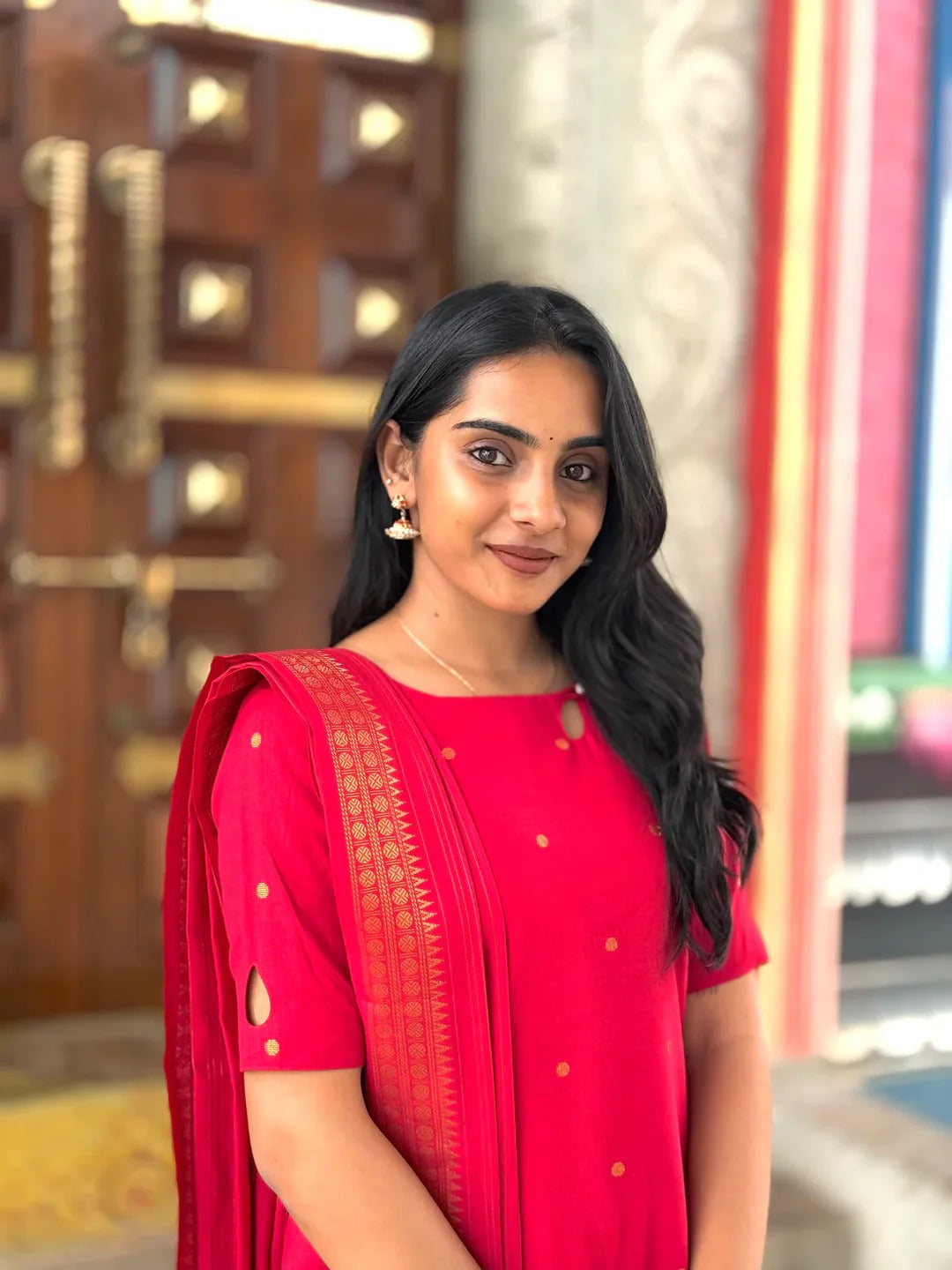 PURE COTTON SUIT SET WITH LINING