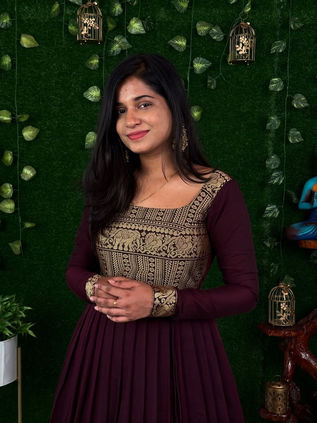 A Beautiful And Very Comfortable Cotton Maxi With Dupatta