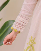 Lime Glow Aline Handwork Pakistani Suit