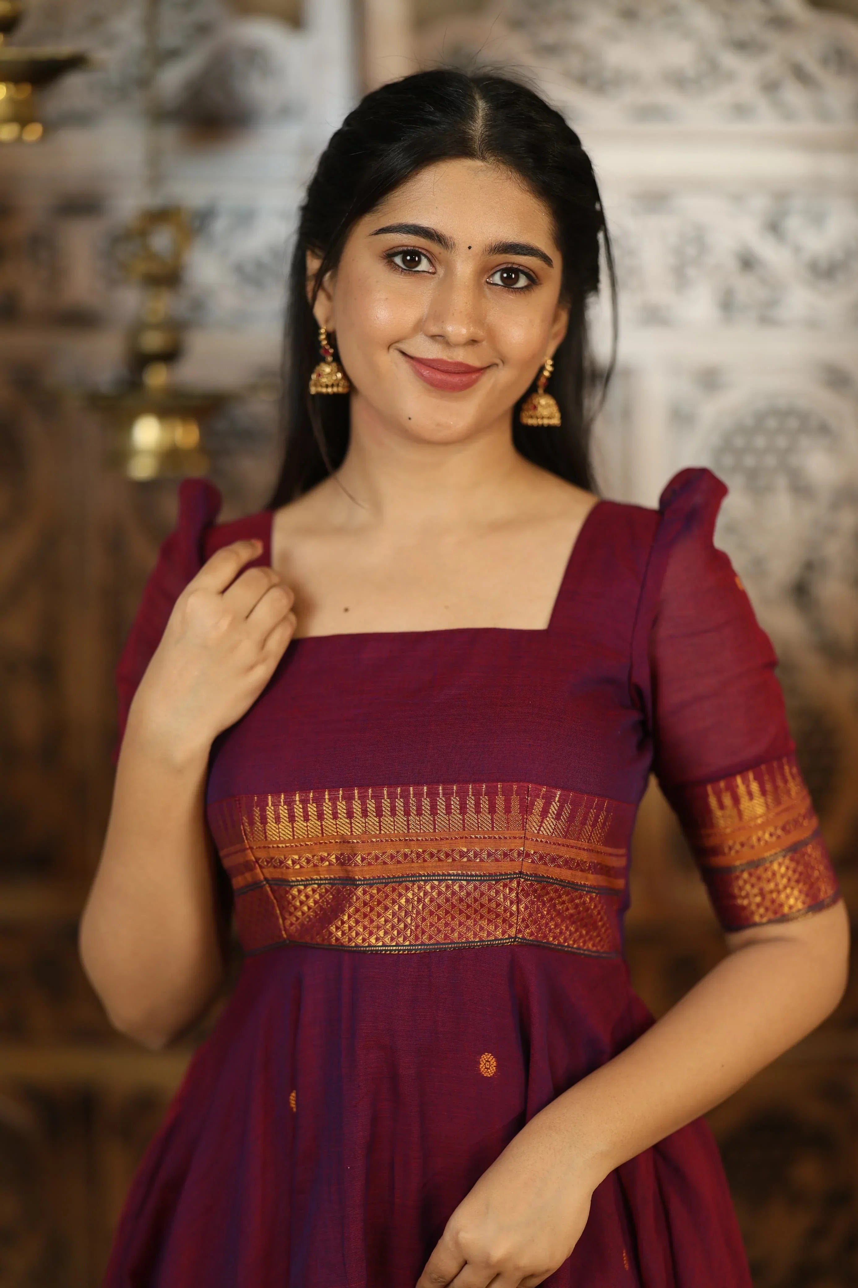 Yamuna Pure Cotton Anarkali