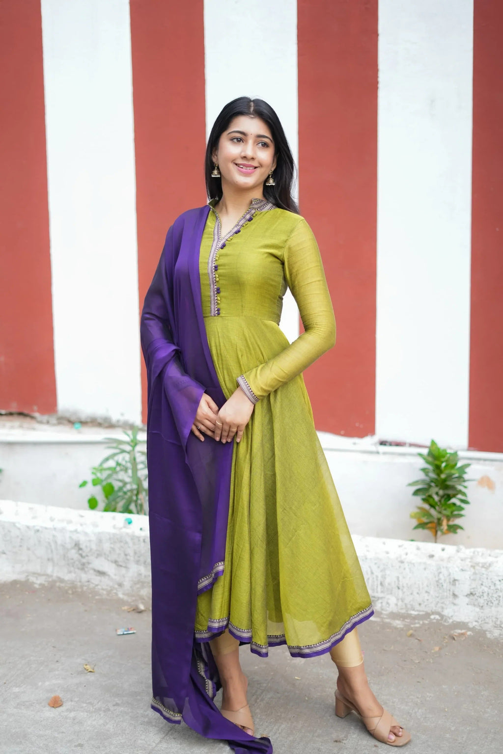 Kanamma Pure Handloom Anarkali
