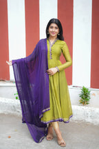 Kanamma Pure Handloom Anarkali