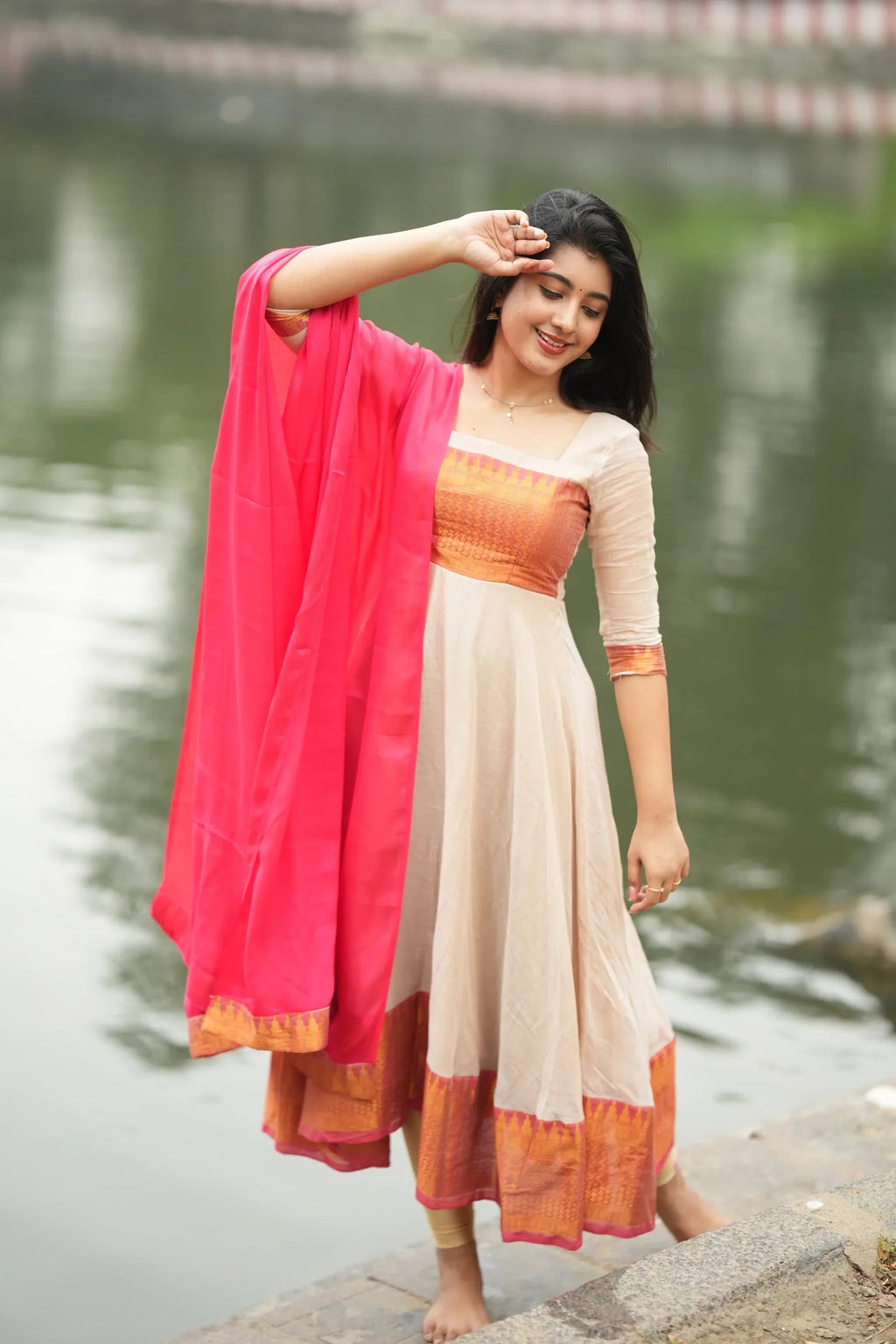 Parvathy Pure cotton Anarkali