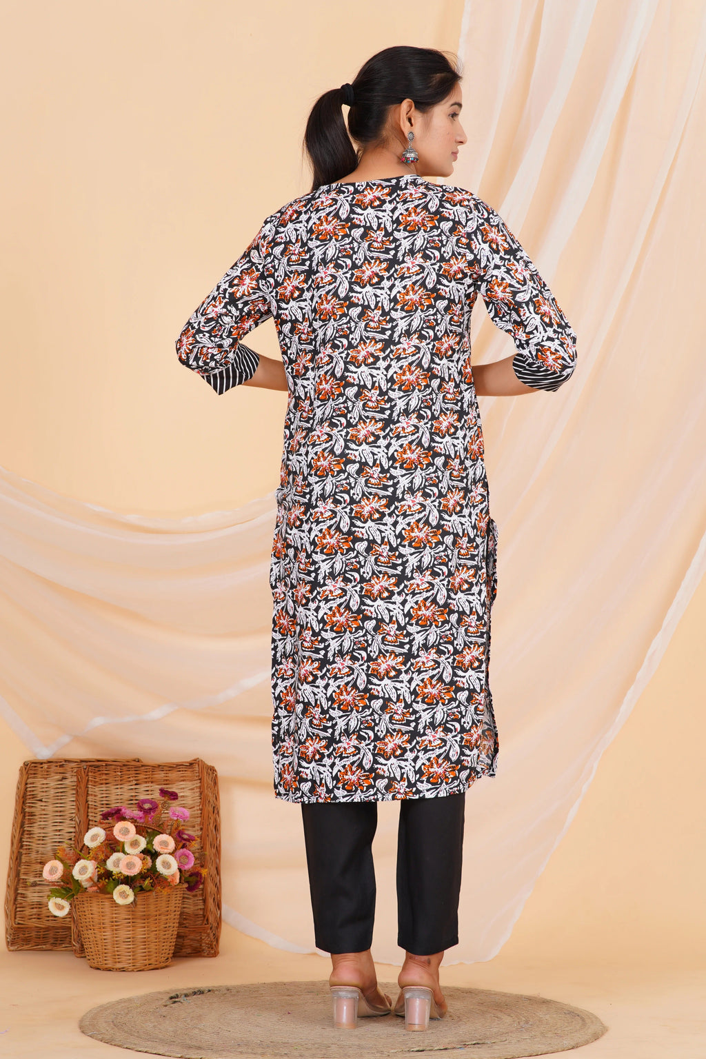 Dusk Garden Viscose Rayon Set