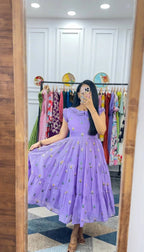 Phool (Mul Chanderi-Lavender)