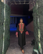 Black Cambric Embroidered 2PC