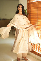 Mahiya Kota Doria Kurta Set