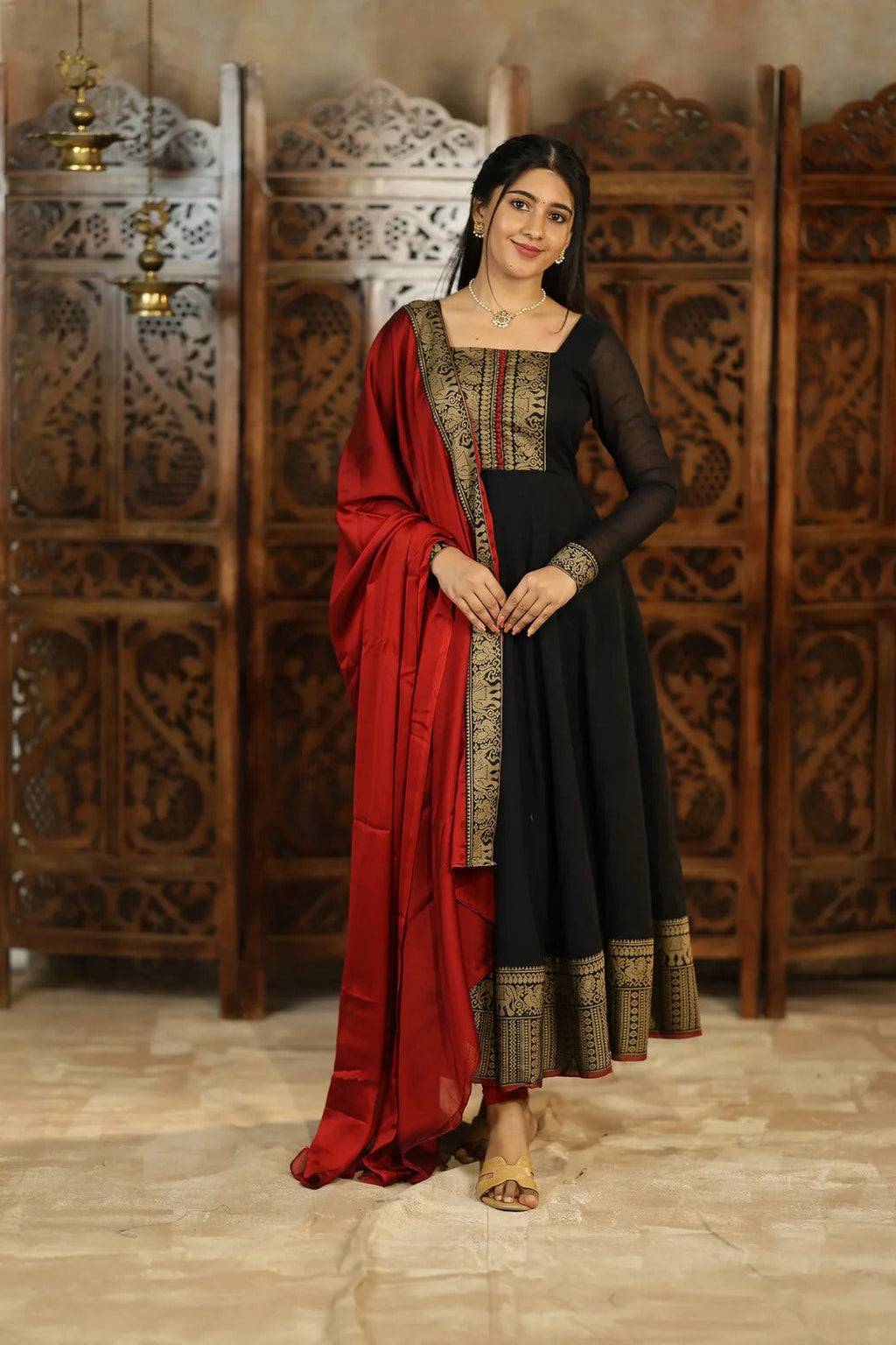 Shrungar Pure cotton Anarkali